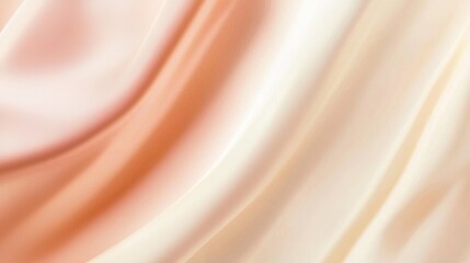 Luxurious fabric gently folded over creating a delicate pattern of light and shadows. Elegant background for beauty, fashion or wedding projects