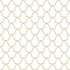 Seamless geometric abstract pattern with an Arabic style