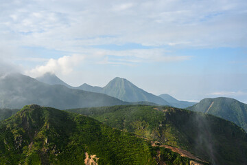 Fototapeta premium 天狗岳から見た赤岳