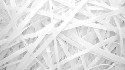 Abstract background of shredded white paper.