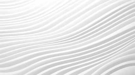 Obraz premium Abstract white background with curved lines.
