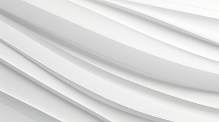 Obraz premium Abstract white background with curved lines.