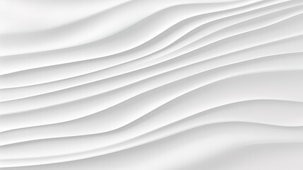 Abstract white background with curved lines.