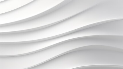 Fototapeta premium Abstract white background with curved lines and soft light.