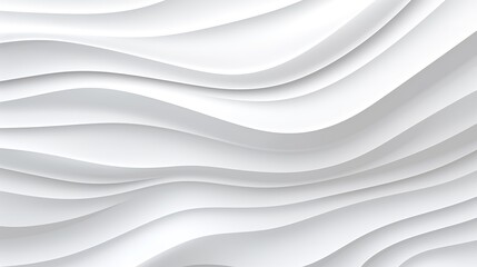 Obraz premium Abstract white background with flowing lines.