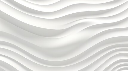 Fototapeta premium Abstract white background with flowing, wavy lines.