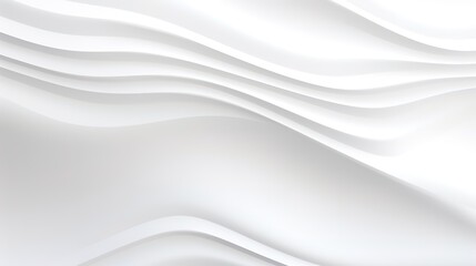 Abstract white background with smooth, flowing lines.