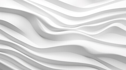 Abstract white background with soft curved lines.