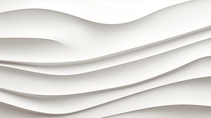 Fototapeta premium Abstract white background with soft, wavy lines.