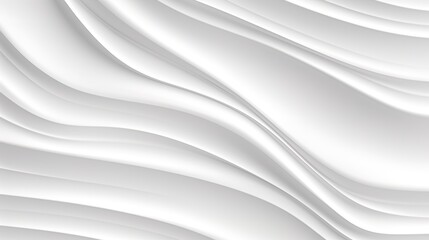 Abstract white background with soft, flowing curves.