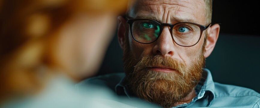 Professional Counselor Offering Support And Advice During A Therapy Session With A Patient