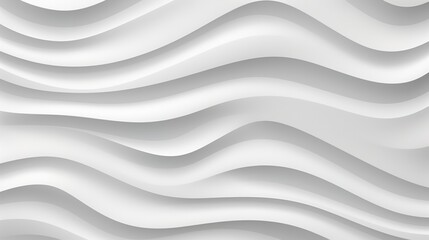 Fototapeta premium Abstract white background with wavy lines.
