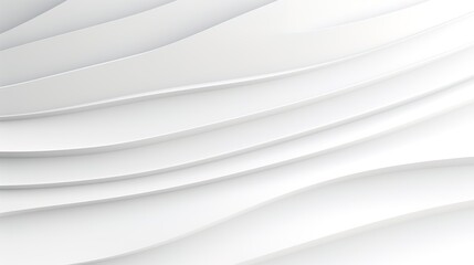 Fototapeta premium Abstract white background with wavy lines.