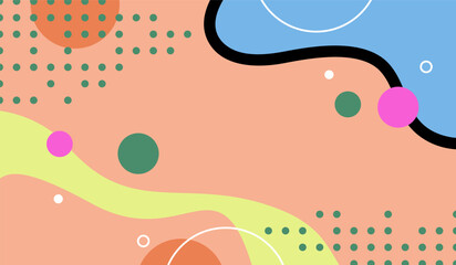 Abstract geometric background vector template