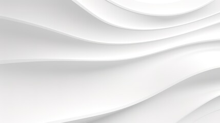 Fototapeta premium Abstract white curved lines background.