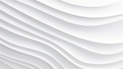 Fototapeta premium Abstract white curved lines background.