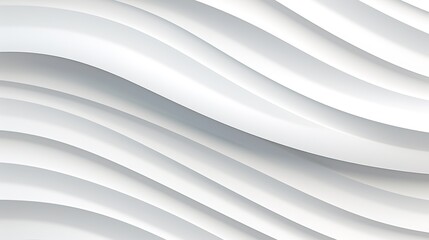 Fototapeta premium Abstract white curved lines background.