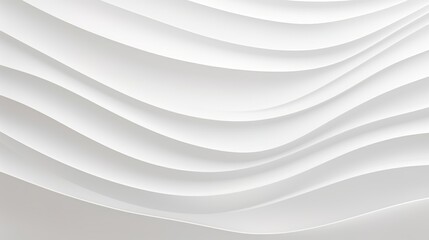 Abstract white curved lines background.