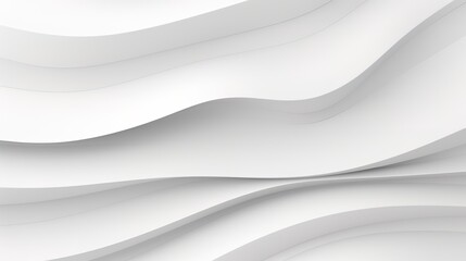 Fototapeta premium Abstract white curved lines background.