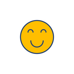 smile icon vector. smile emoticon icon. feedback