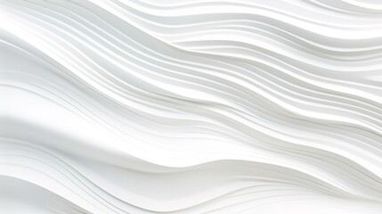 Obraz premium Abstract white flowing lines background.