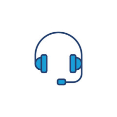 Headphone icon vector. Headvector icon symbols