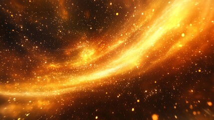 Fototapeta premium Golden Nebula