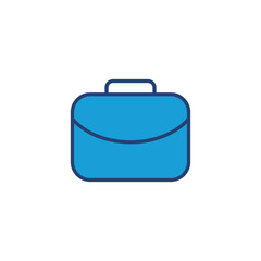 Briefcase icon vector. suitcase icon. luggage symbol.