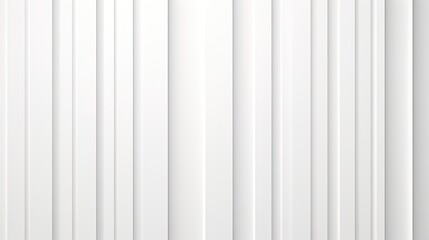 Obraz premium Abstract white striped background with subtle depth and shadows.