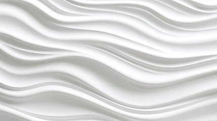 Obraz premium Abstract white wave background.