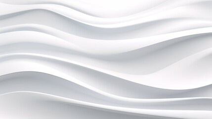 Obraz premium Abstract white wave background.