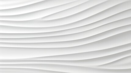 Obraz premium Abstract white wave background with flowing, elegant lines.