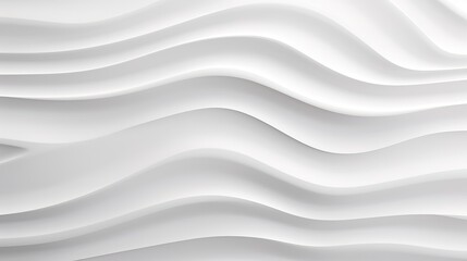 Obraz premium Abstract white wave background with soft shadows.