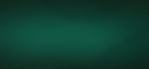 Abstract background with dark green gradient, graininess, grunge noise, website banner design, copy space