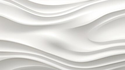 Abstract white wave pattern background.