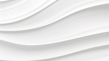 Abstract white wave pattern background.