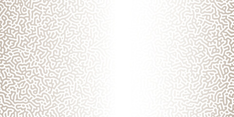 Abstract truing organic wallpaper Turing reaction diffusion monochrome seamless pattern with chaotic motion. Generative algorithm psychedelic background. Reaction-diffusion or truing pattern formation