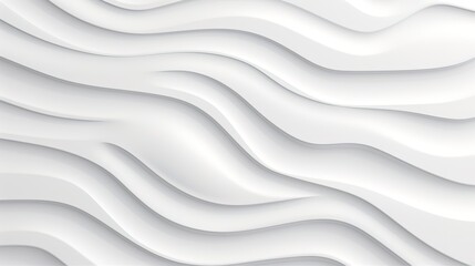 Obraz premium Abstract white wave pattern background.