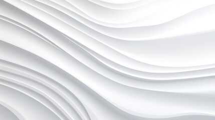 Obraz premium Abstract white wave pattern background.
