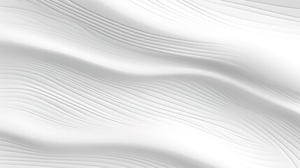 Naklejka premium Abstract white wave pattern with curved lines.