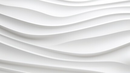 Abstract white wavy background.