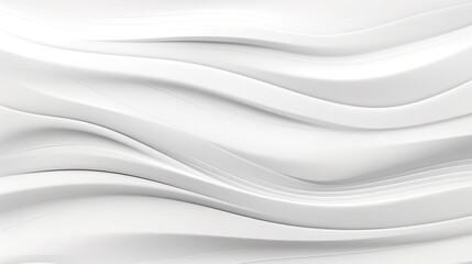 Abstract white wavy background.