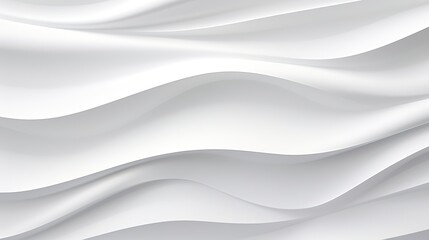 Obraz premium Abstract white wavy background.