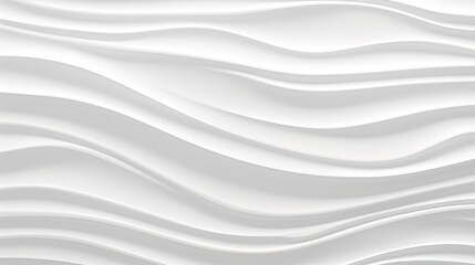 Obraz premium Abstract white wavy background.