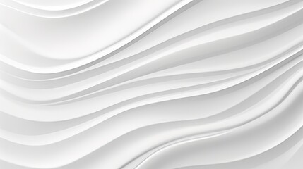 Obraz premium Abstract white wavy background.