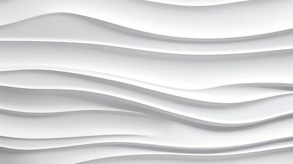 Obraz premium Abstract white wavy background.