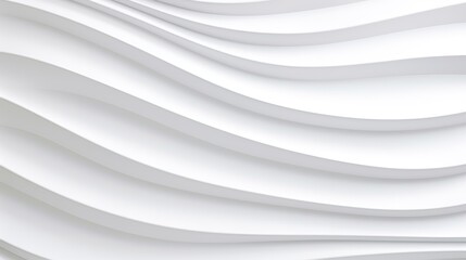 Abstract white wavy background.