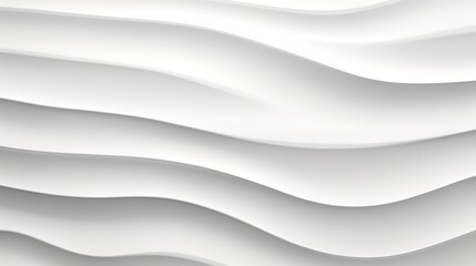 Obraz premium Abstract white wavy background for design.