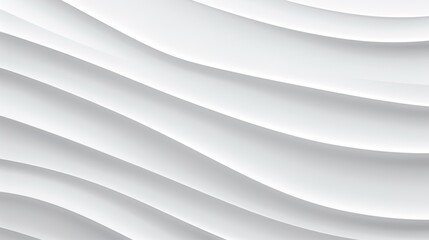 Abstract white wavy background for modern design.