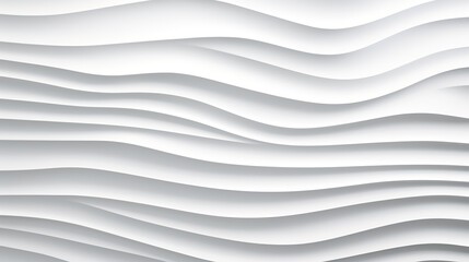 Obraz premium Abstract white wavy background texture.